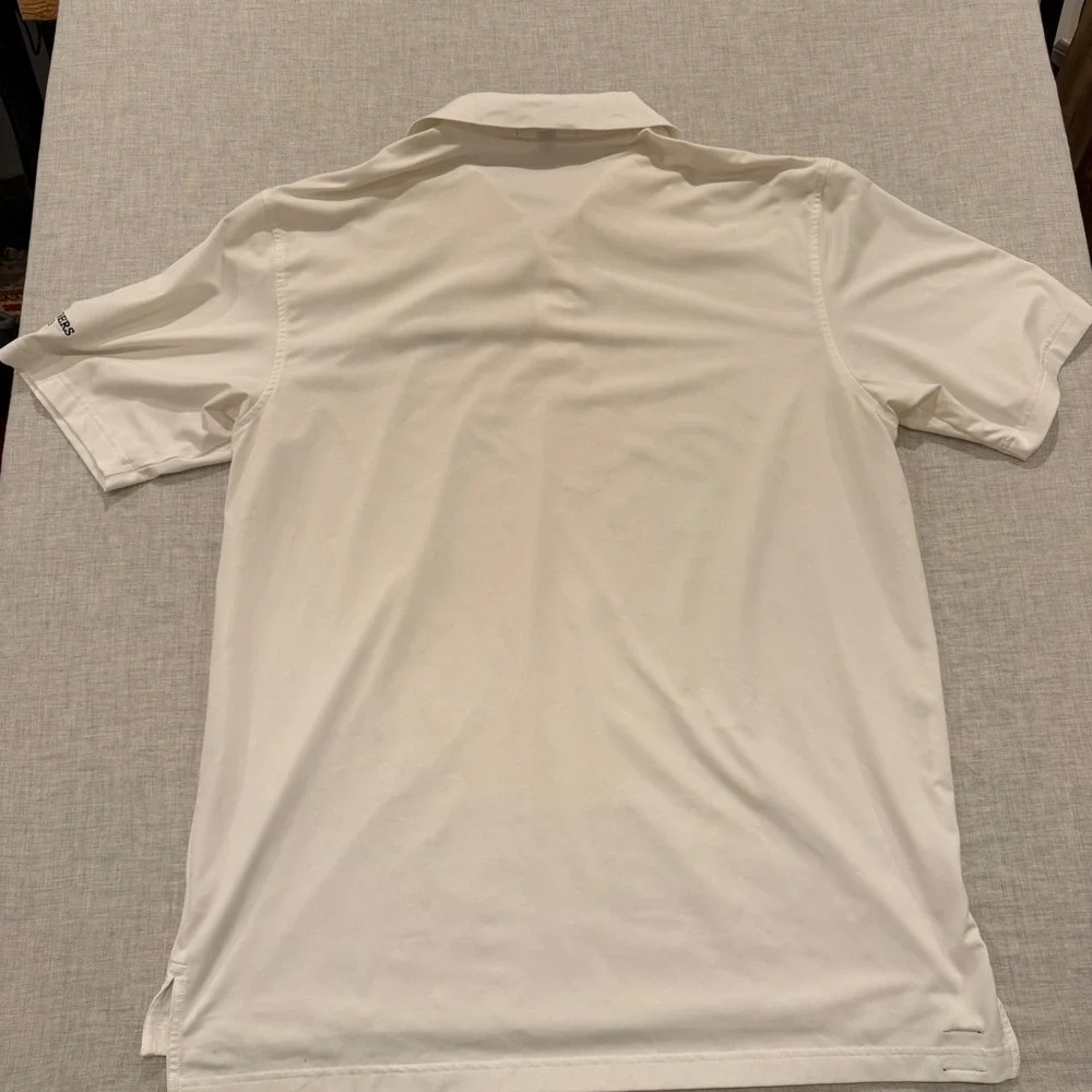 Peter Millar Summer Comfort Polo Shirt Men XL White The Farms Golf Founders 2013